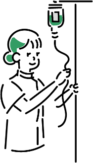 病院のようなホームを